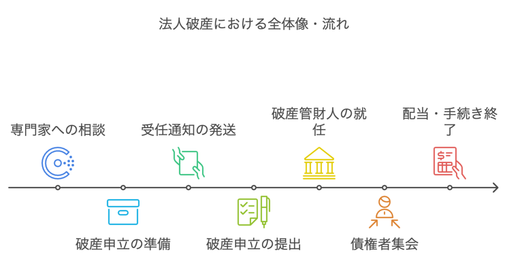 法人破産_全体像_流れ